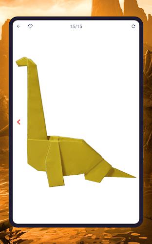 Origami dinosaurs paper shapes Screenshot 13 