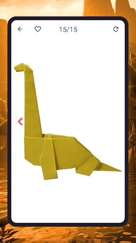 Origami dinosaurs paper shapes Screenshot 7