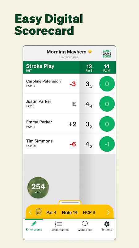 Golf GameBook Scorecard & GPS Screenshot 2