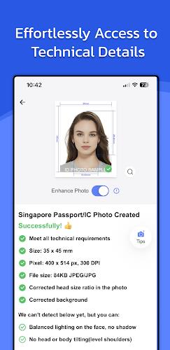 Passport Photo Maker - ID/VISA Screenshot 4 