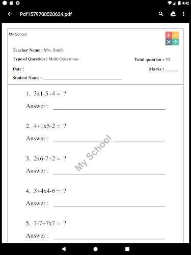 Math Tests: Questions, Quiz Screenshot 15