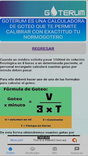 Goterum - Calculadora de goteo Screenshot 4 