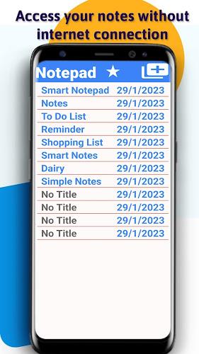 Notepad - Simple Notes & Lists Screenshot 1 