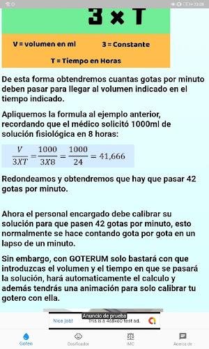 Goterum - Calculadora de goteo Screenshot 12 