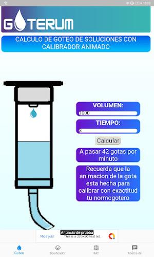 Goterum - Calculadora de goteo Screenshot 5