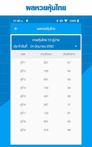 หวยหุ้น หวยหุ้นรายวัน Screenshot 5