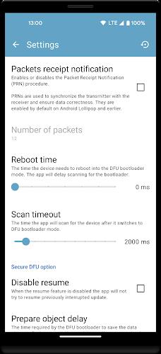 nRF Device Firmware Update Screenshot 3 