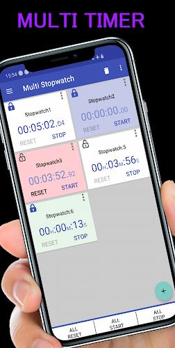 Multi Timer - Stopwatch Timer Screenshot 1