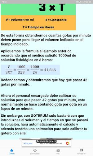 Goterum - Calculadora de goteo Screenshot 8