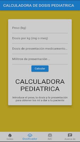 Goterum - Calculadora de goteo Screenshot 2