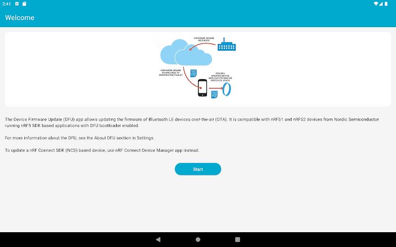 nRF Device Firmware Update Screenshot 6