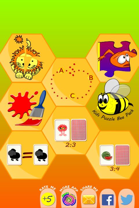 Kids Puzzles, Memo, Coloring Screenshot 1