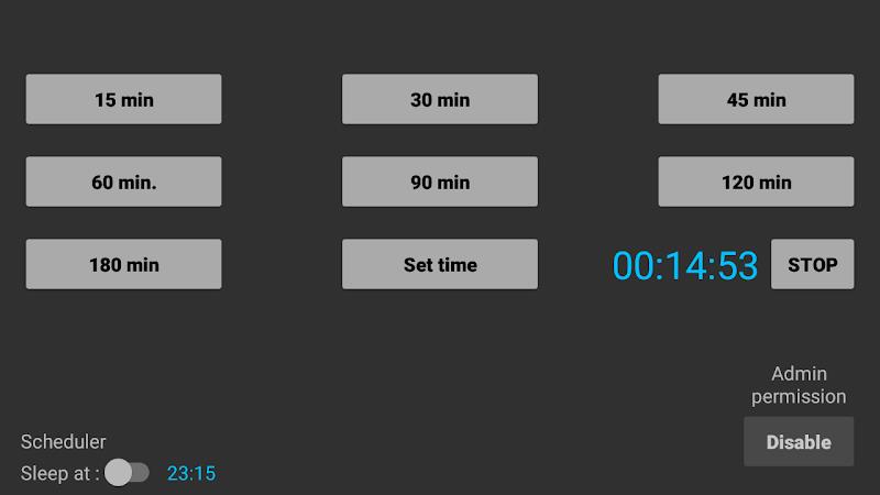 Sleep TV Timer (Screen &Media) Screenshot 15