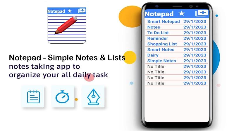 Notepad - Simple Notes & Lists Screenshot 2