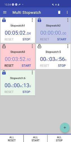 Multi Timer - Stopwatch Timer Screenshot 4 