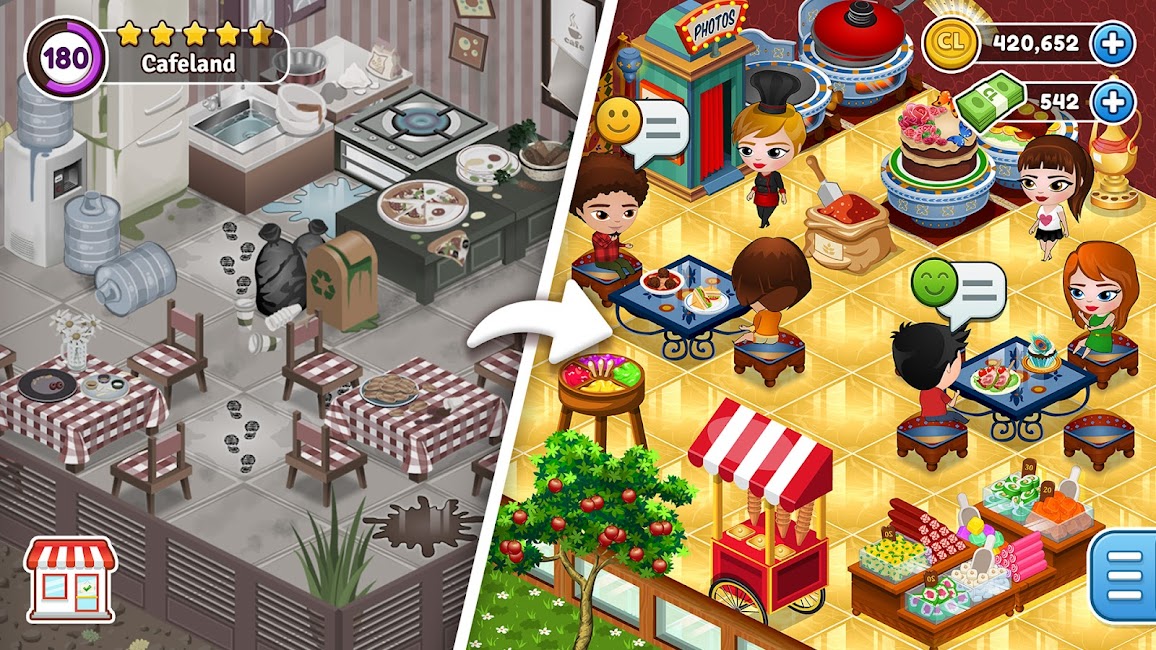 Cafeland & Restaurant Cooking Screenshot 4 