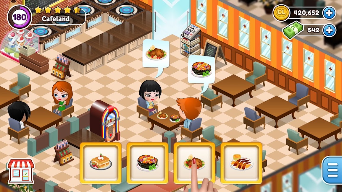 Cafeland & Restaurant Cooking Screenshot 1 