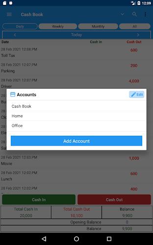 Cash Book- daily expenses Screenshot 8