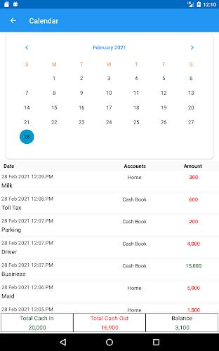 Cash Book- daily expenses Screenshot 9