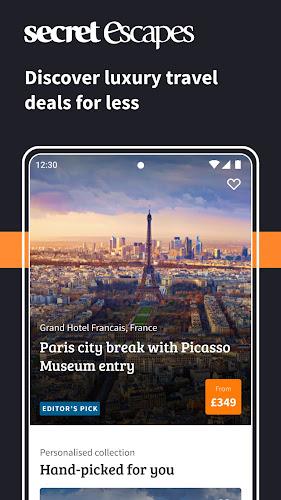 Secret Escapes: Hotel & Travel Screenshot 1