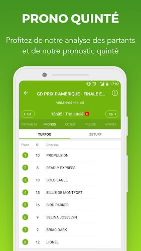 Turf résultats des courses Screenshot 5