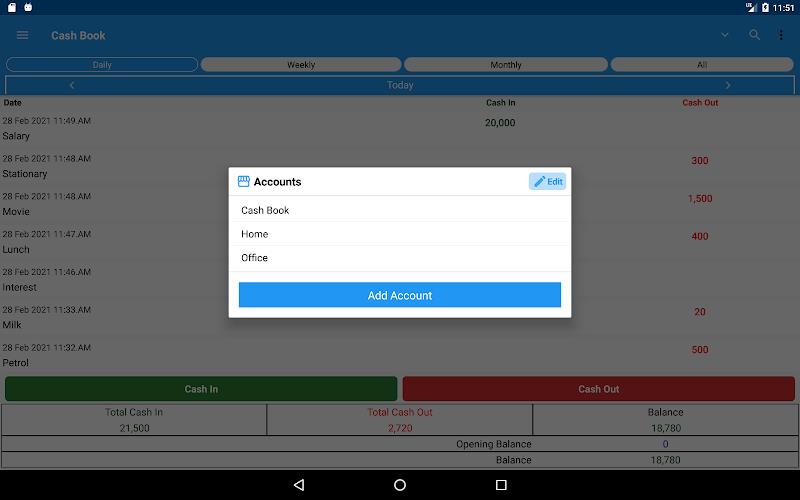 Cash Book- daily expenses Screenshot 12 