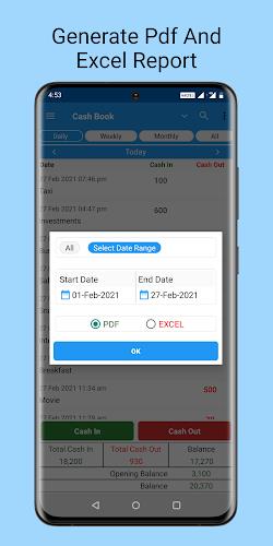 Cash Book- daily expenses Screenshot 4