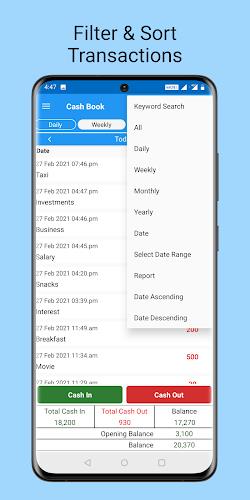 Cash Book- daily expenses Screenshot 5