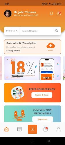 Chemist180 – Healthcare app Screenshot 2