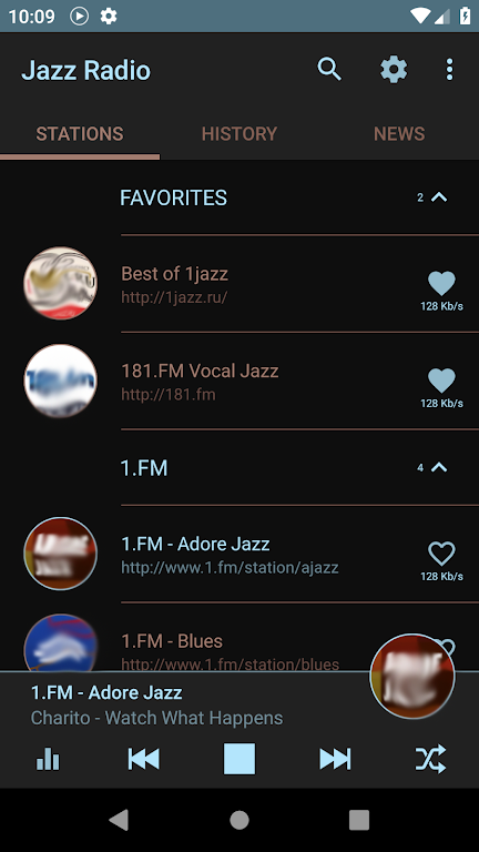 Jazz & Blues Music Radio Screenshot 3 