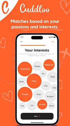 Cuddloo - AI MatchMaking App Screenshot 3 