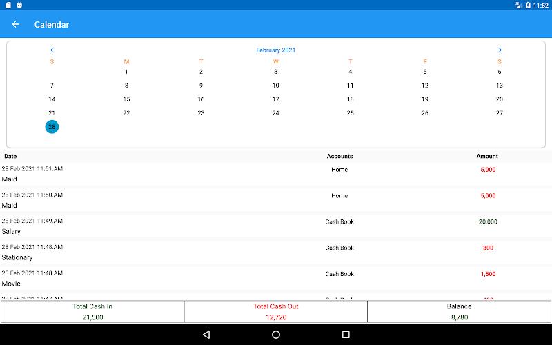 Cash Book- daily expenses Screenshot 14 
