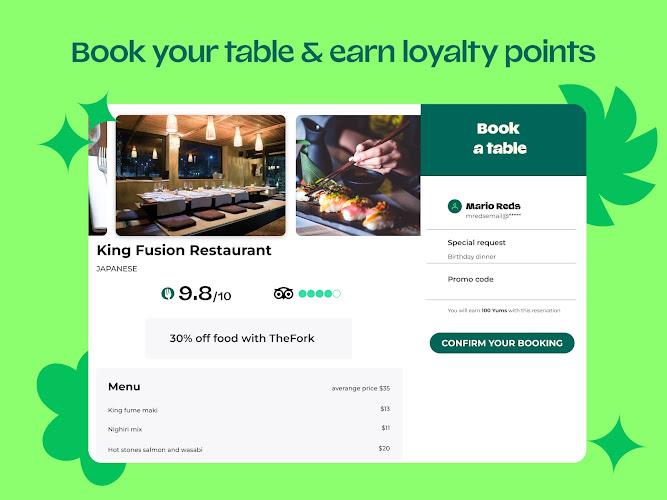 TheFork - Restaurant bookings Screenshot 23