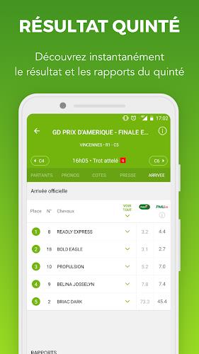 Turf résultats des courses Screenshot 4