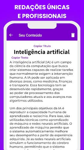 Gerador de Redação - IA Screenshot 4 