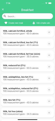 Calories: Eat Clean Diet Track Screenshot 3