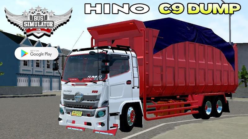 Mod Bussid Dump Truck Hino Screenshot 4 