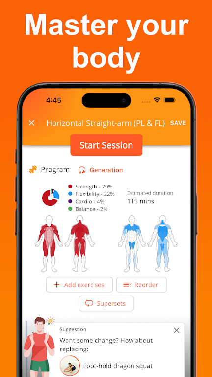 Calistree | Bodyweight fitness Screenshot 1 