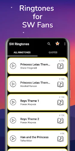 SW Ringtones Screenshot 1