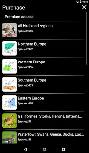 Birds of Europe Field Guide Screenshot 16 