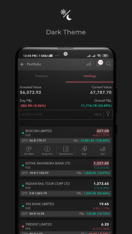 Jiffy Trading App Screenshot 4 