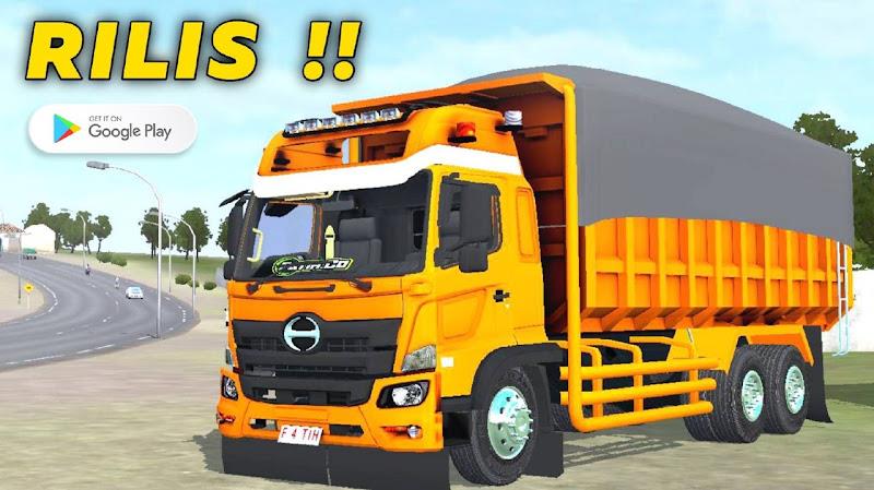 Mod Bussid Dump Truck Hino Screenshot 2 