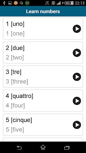 Learn Italian - 50 languages Screenshot 13 