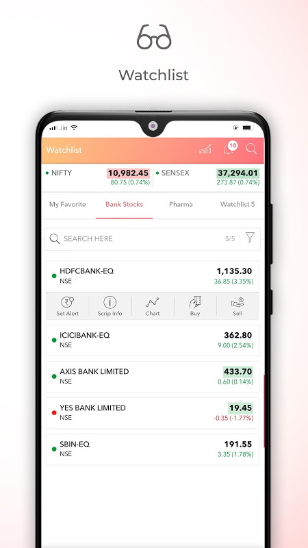 Jiffy Trading App Screenshot 1 