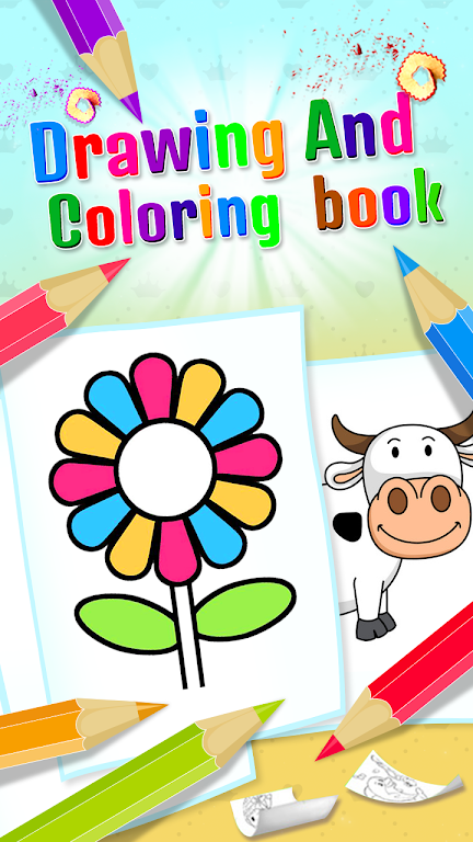 Drawing and Coloring Book Game Screenshot 2