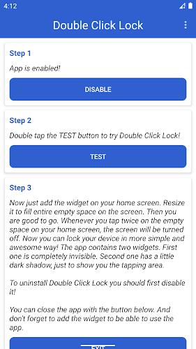 Double Click Lock - Double Tap Screenshot 6 