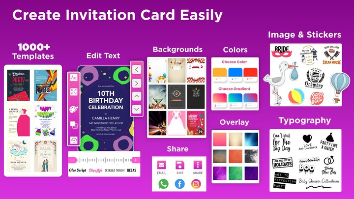 Invitation Maker(Premium Unlocked) Screenshot 16