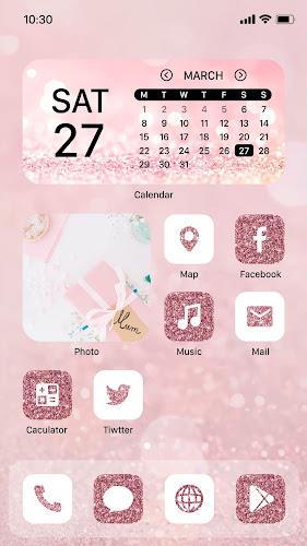 Wow Rose Glitter Icon Pack Screenshot 13 