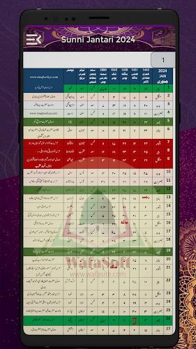 Sunni Jantri Urdu 24 سنی جنتری Screenshot 23 