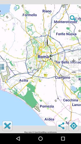 Map of Rome offline Screenshot 1 